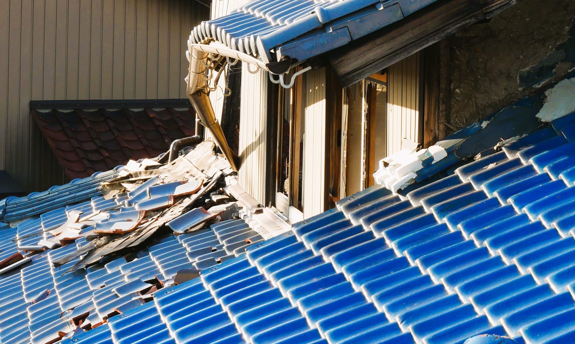 火災被害に遭った家